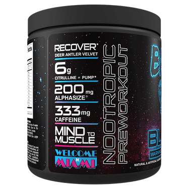 Bucked Up BAMF Black Pre Workout | Builtathletics.com | $52.95 | Pre Workout | nootropic, Pre-Workout